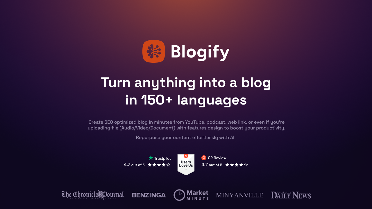 Blogify Lifetime Deal Review