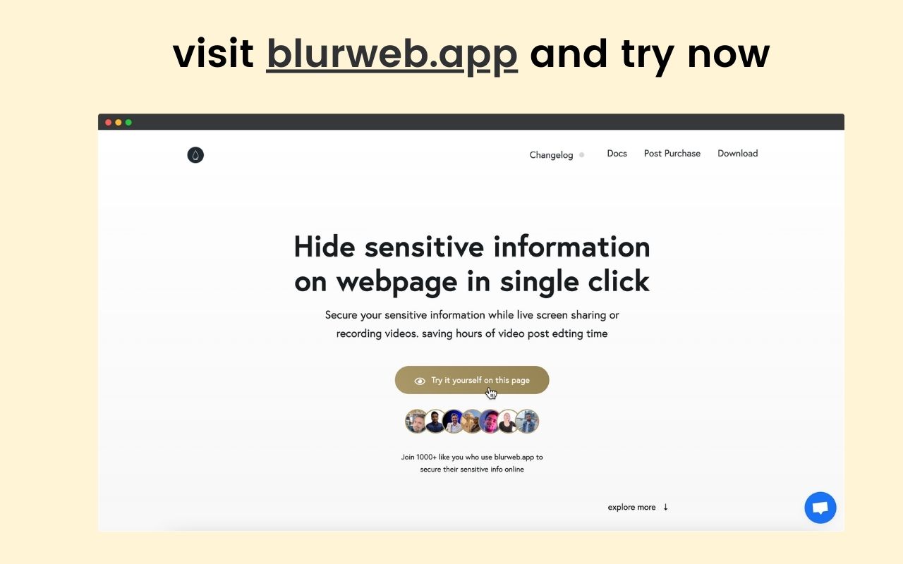 Blurweb App